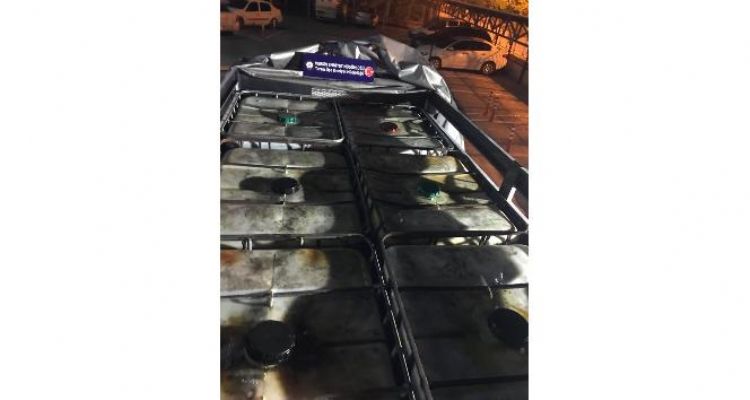 Mersin'de 5 ton 250 kilogram kaçak akaryakıt ele geçirildi