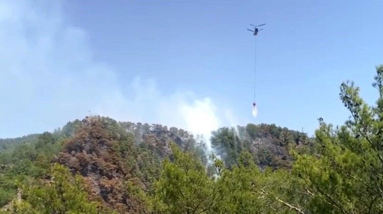 Anamur’daki orman yangını kontrol altına alındı