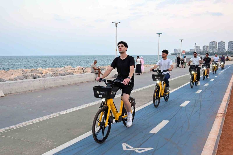 Mersin’de elektrikli bisiklet kullanımı 150 bini aştı