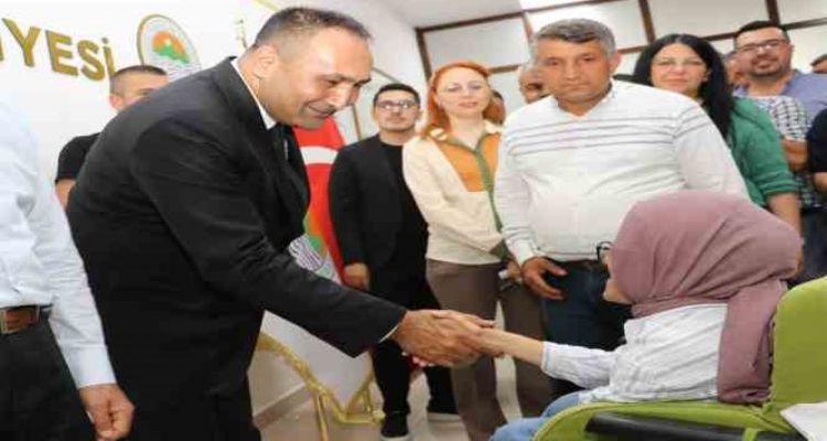 Başkan Yılmaz, personeliyle bayramlaştı