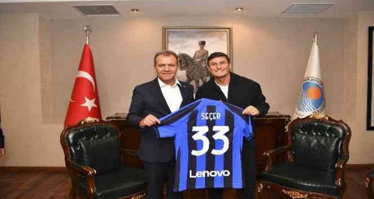 Inter Kulübü Başkan Yardımcısı Zanetti Mersin'de