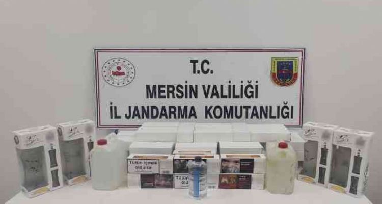 Mersin'de sahte içki ve sigara kaçakçılığı operasyonu: 3 gözaltı