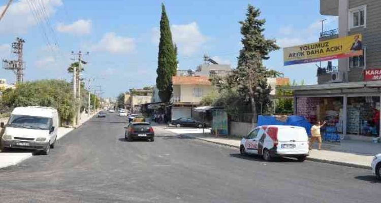 Mersin'de yol çalışmaları sürüyor