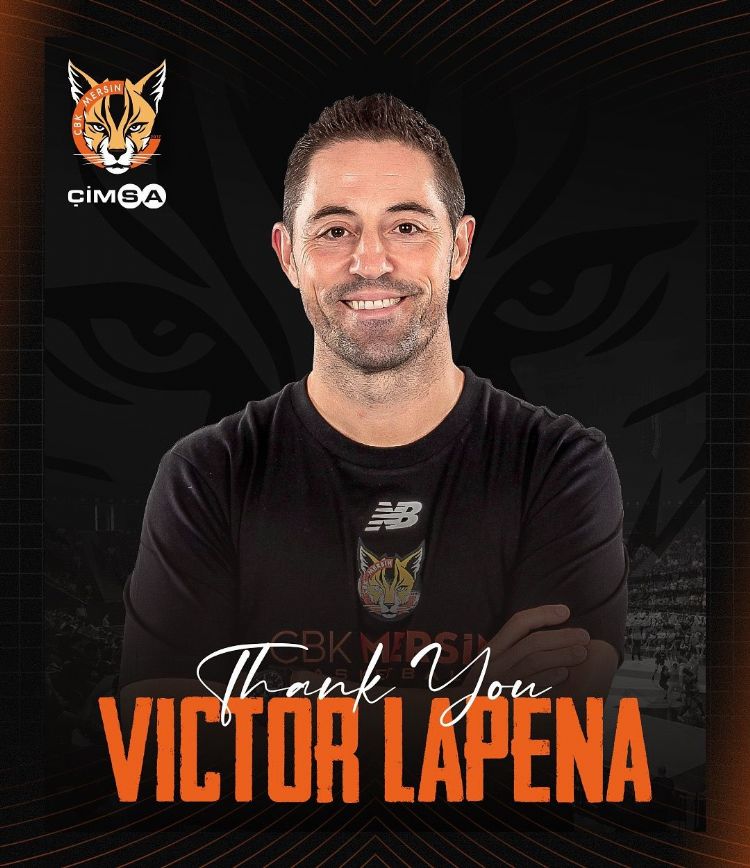 ÇBK Mersin, İspanyol koç Victor Lapena ile yollarını ayırdı