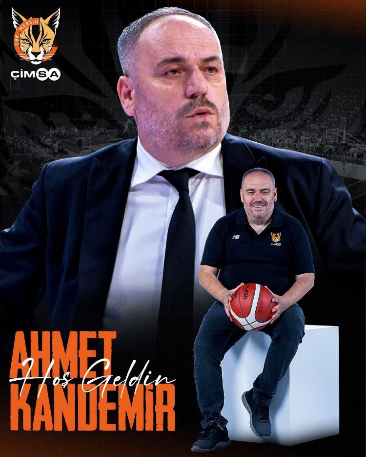 ÇBK Mersin, Başantrenör Ahmet Kandemir ile anlaştı
