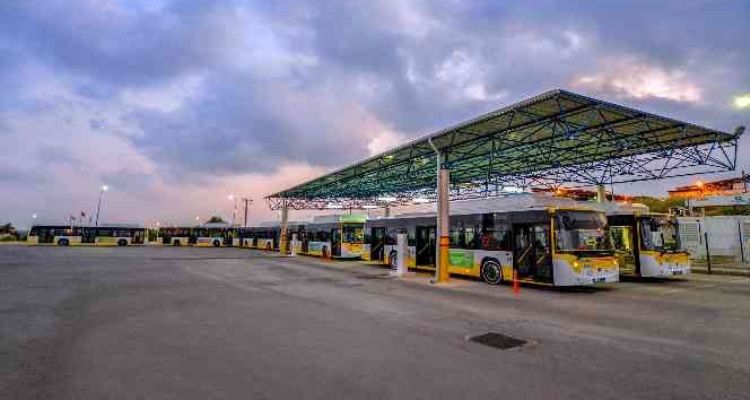 Mersin'de CNG'li otobüsler için dolum istasyonu kuruldu