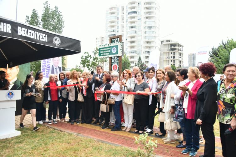 Yenişehir’de yenilenen parka ‘Türk Kadınlar Birliği’ adı verildi