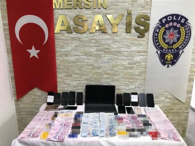 Mersin’de dolandırıcılık operasyonu: 18 gözaltı