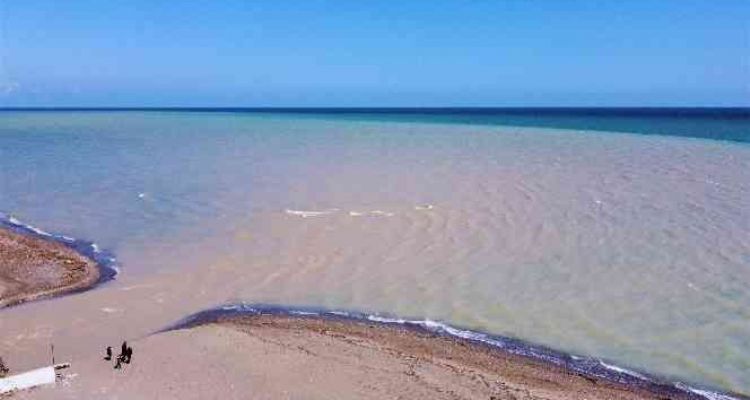Mersin'de sel ve taşkın suları denizi çamura çevirdi