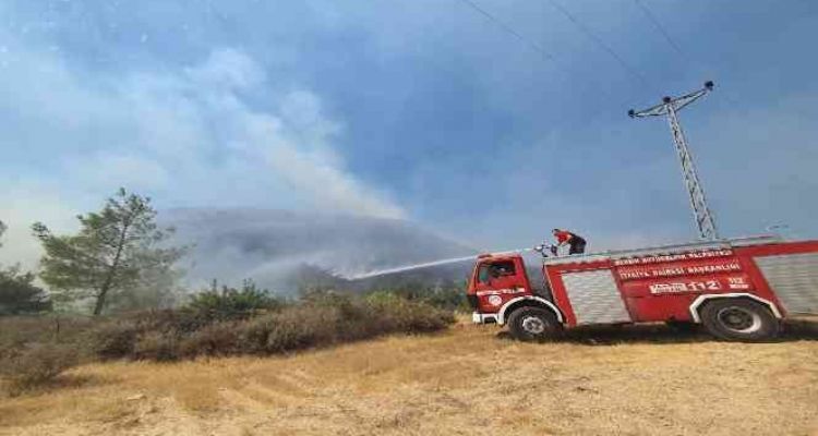 Mersin Büyükşehir Belediyesinden Gülnar'daki orman yangınına destek