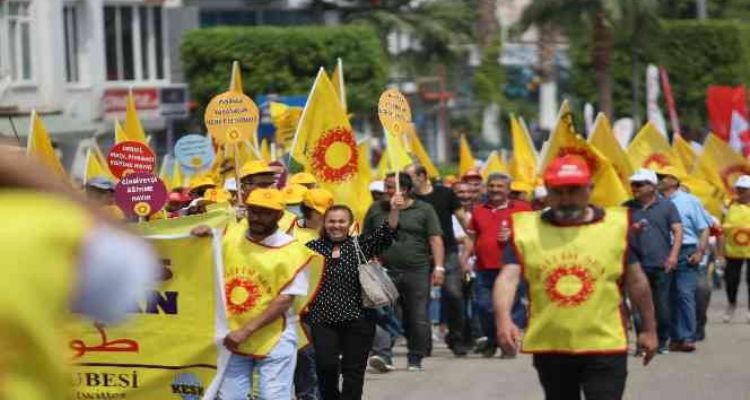Mersin'de 1 Mayıs coşkusu