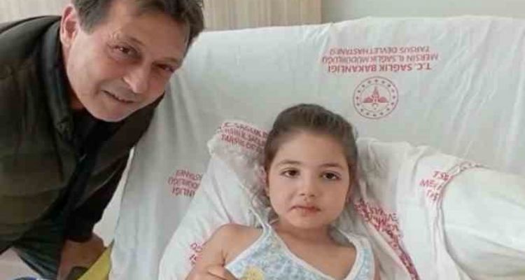 Hazal, Mersin'de tedavi altında