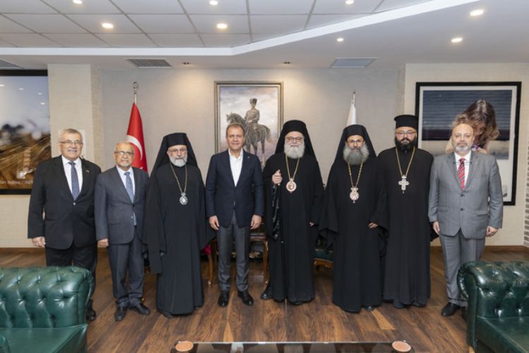 Başkan Seçer, Antakya Ve Tüm Doğu Ortodoksları Patriği 10. Yuhanna Yazıcı’yla Bir Araya Geldi
