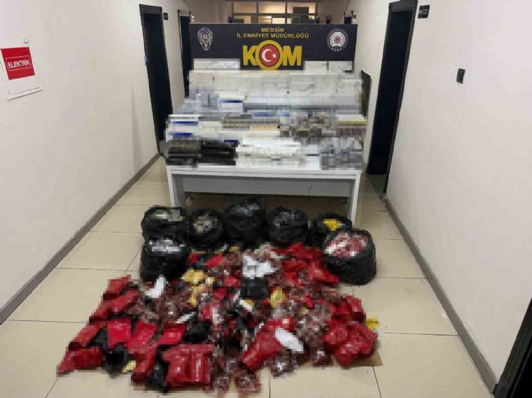 Mersin’de sigara kaçakçılarına operasyon: 4 tutuklama