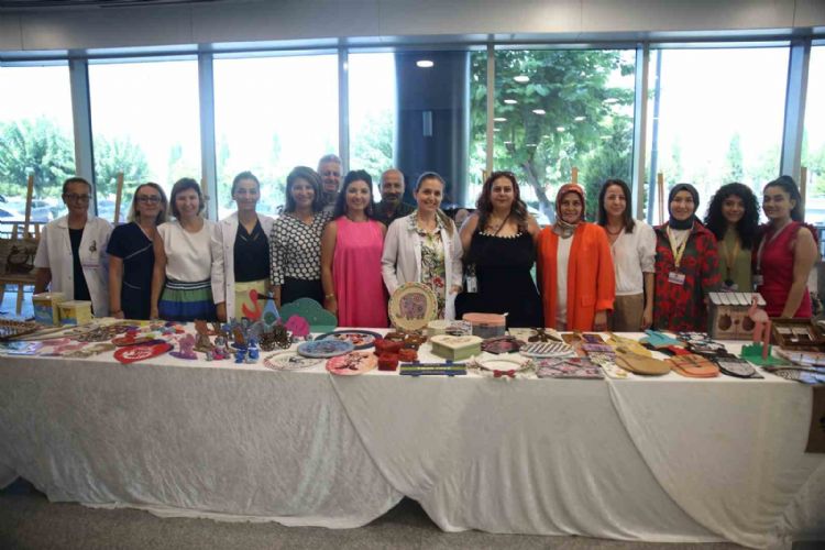 Onkoloji hastası çocukların yaptıkları göz kamaştırdı