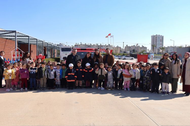 TOROSLAR’IN MİNİKLERİ İTFAİYECİLİĞİ YERİNDE ÖĞRENDİ