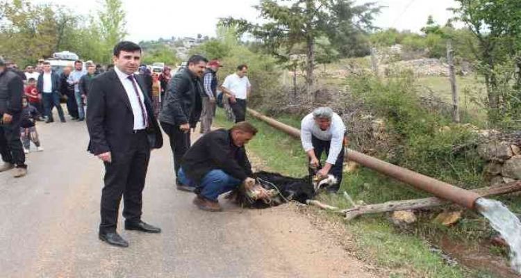 Erdemli'de sulama suyu sevinci