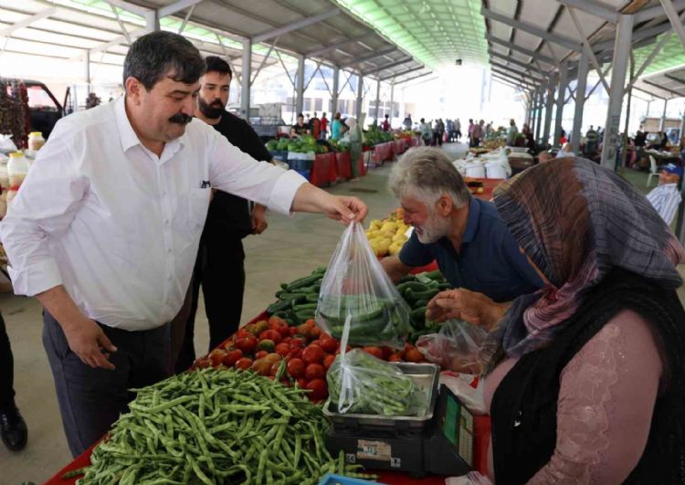 Başkan Yıldız: Çiftçimizin ürettiği ürünlerin ekonomik değere dönüşmesini önemsiyoruz