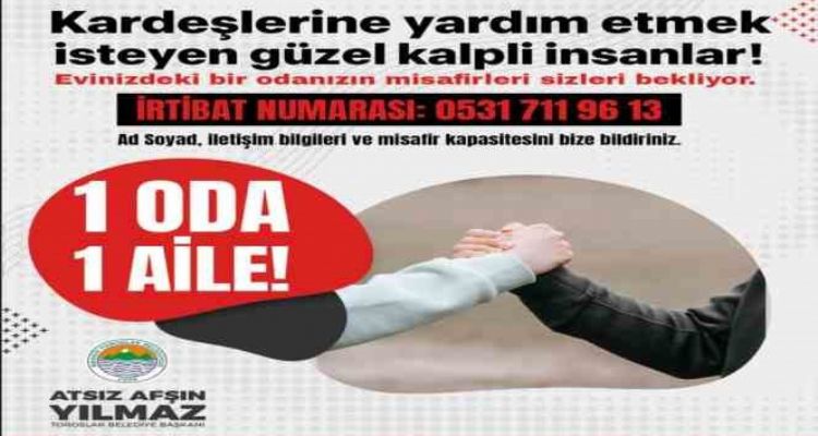 Toroslar Belediyesinden depremzedeler için kampanya