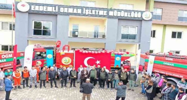 Mersin'de yangınla mücadelede kullanılan araç sayısı artıyor